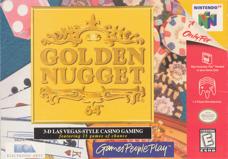 Golden Nugget 64 box art for Nintendo 64
